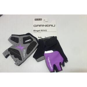 NEW Louis Garneau Biogel RX-V Bike Gloves Purple Gray Women's Small